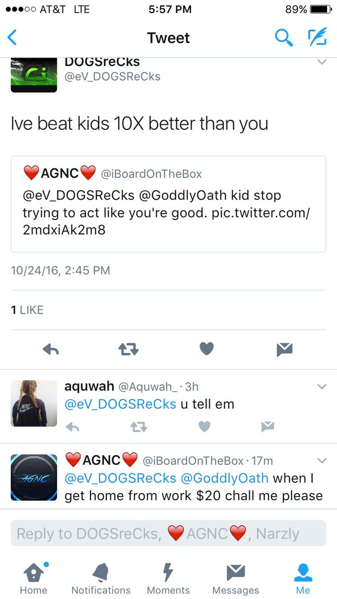 CSGOB0YS's tweet photo. @eV_DOGSReCks funny how you blocked him after he asked you to $10 chall. You're pathetic lmfao. stop acting good https://t.co/m3aAVBrhuL