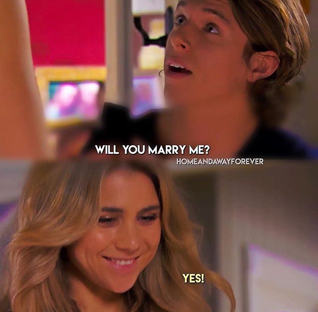 homeandawaytv2's tweet photo. VJ and Billie are getting married ๐๐๐ #cringe #homeandaway #mattlittle #tessadejosselin https://t.co/Bf0UJhBjCb