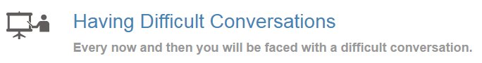 WorkingVoices's tweet image. Every now and then you will be faced with a #difficultConversation.

workingvoices.com/courses/leader…