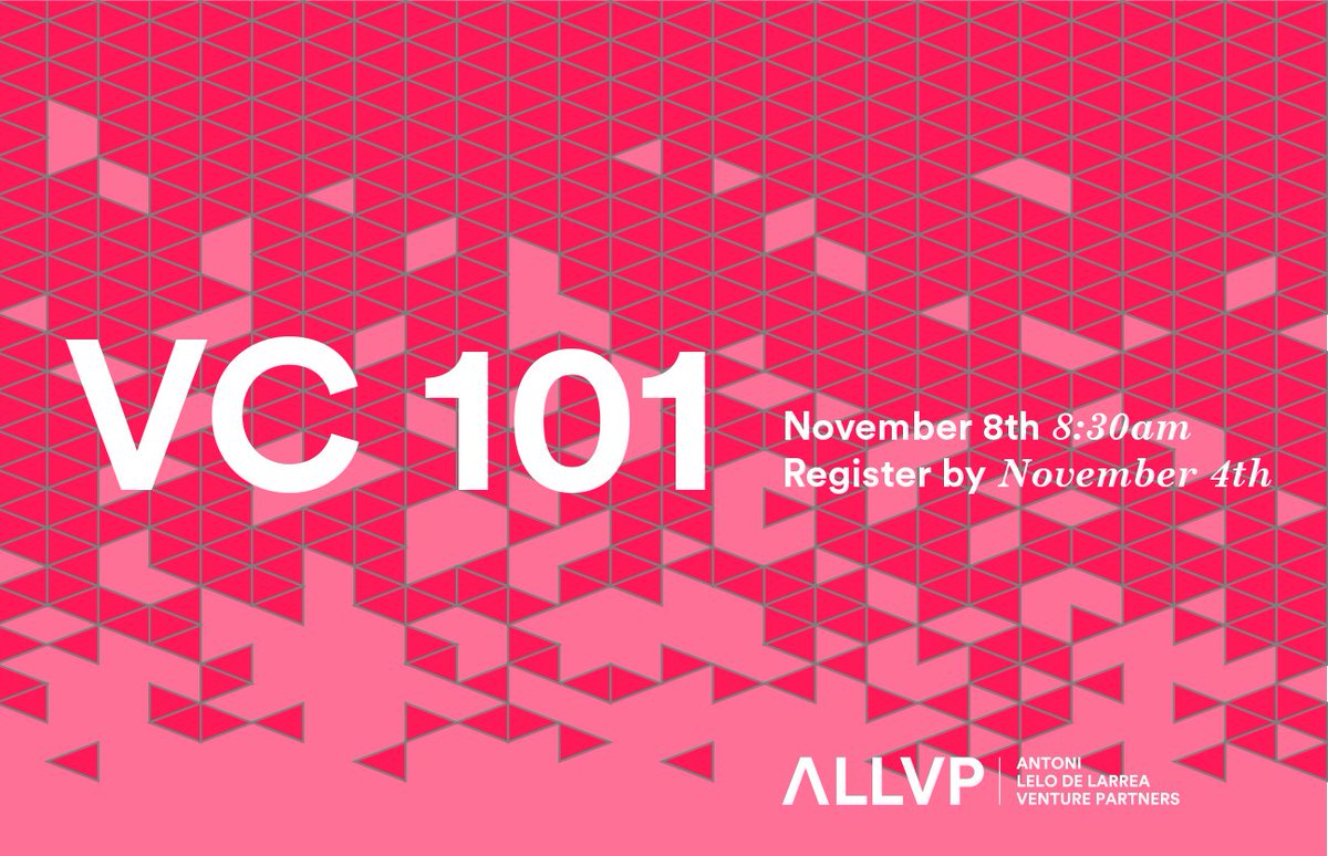 hi_ventures_'s tweet photo. Missed our last #VC101? The ultimate venture capital workshop is back!Don't miss out,register to the Fall Edition at https://t.co/9J9X5QR99v https://t.co/JNIJzMLueG