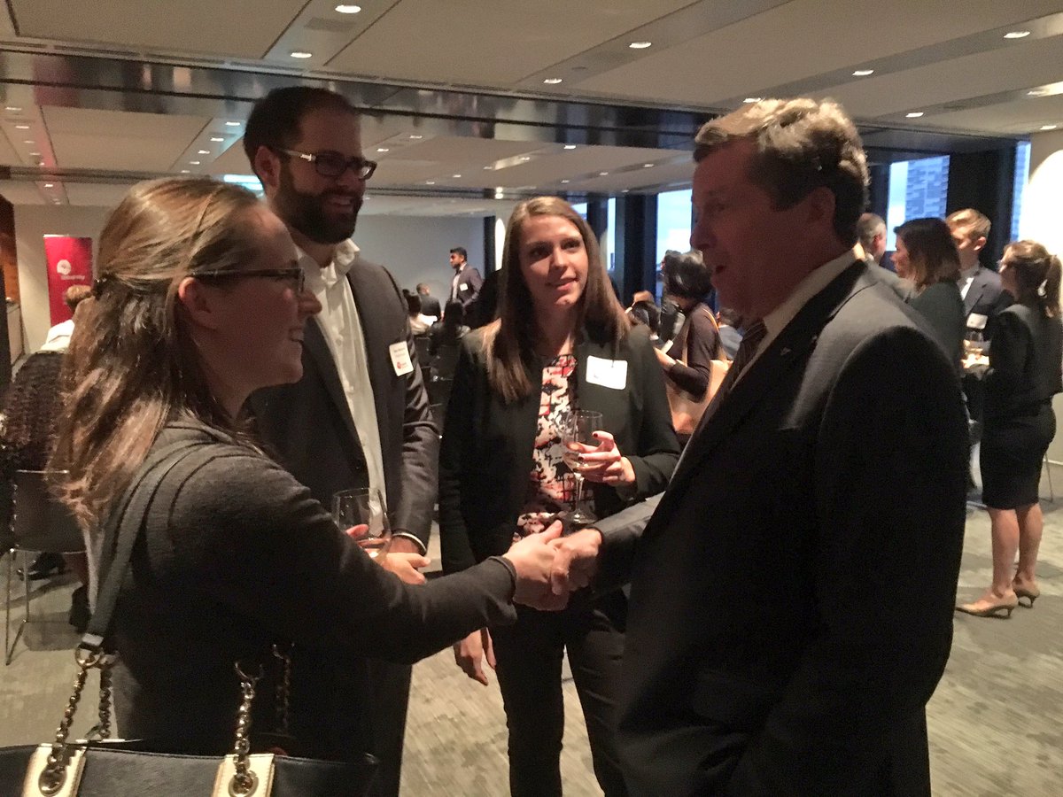 JohnTory's tweet photo. Connecting with young professionals at GenNext Speaks &amp; highlighting the importance of supporting @unitedwaytyr efforts. https://t.co/3KSUAa8X8I