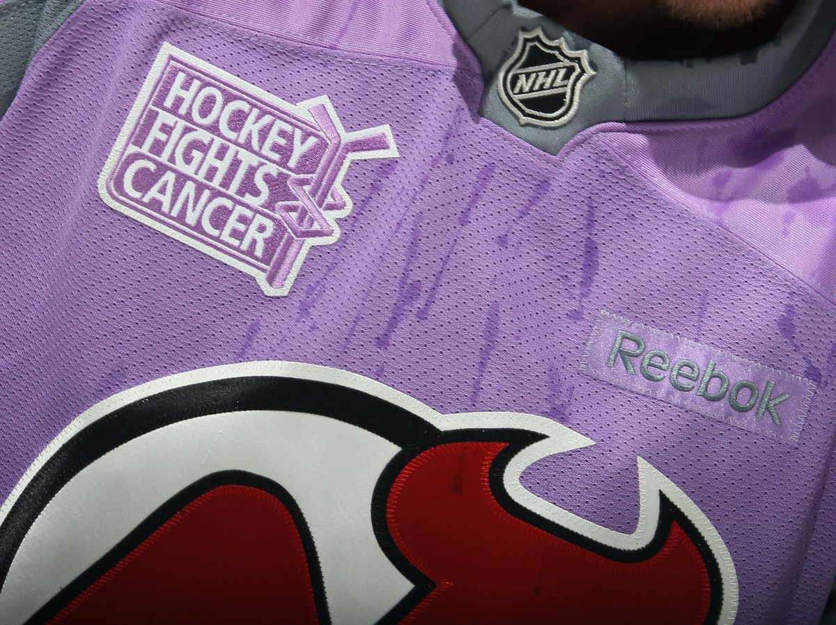 hughweber1's tweet photo. RT for the chance to win four tickets to @NJDevils #HockeyFightsCancer Night this Friday vs. the Blackhawks! Must follow to win. #OneJersey https://t.co/hz25fLV4Mu