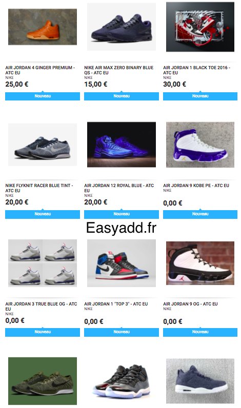EasyAdd's tweet photo. Every heats of 2016
👉🏼 https://t.co/jKzUxa6LsF
ATC's will be up 2-3 weeks before each release
#easyadd #ea #nike #jordan #airmax #flyknit https://t.co/he217JMLbi