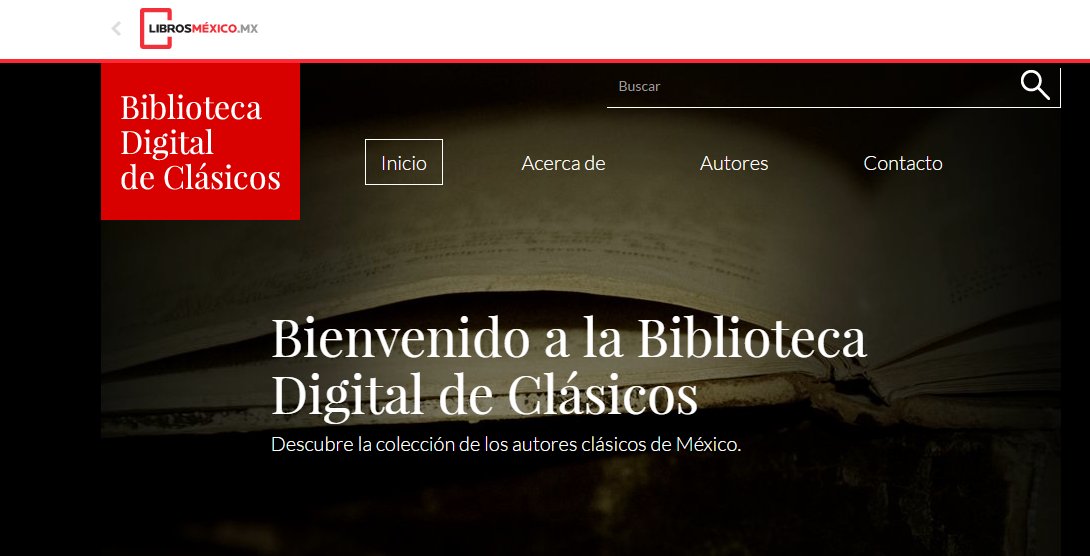 Libros_Mexico's tweet photo. Para celebrar el #DíaDeLasBibliotecas, visita nuestra Biblioteca Digital de Clásicos. ¡Te sorprenderás! https://t.co/DIdfTv293T https://t.co/YgFuIkiVXk