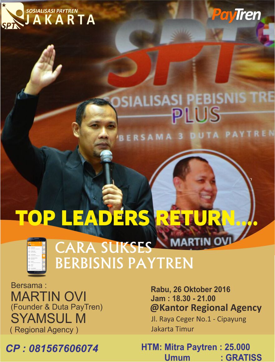 KunTheWinnerTim's tweet photo. FOUNDER &amp; TOP LEADER RETURN Hadiri presentasi teknis praktis buat calon2 mitra yg mau bergabung di PayTren https://t.co/0DWOPbFWXz