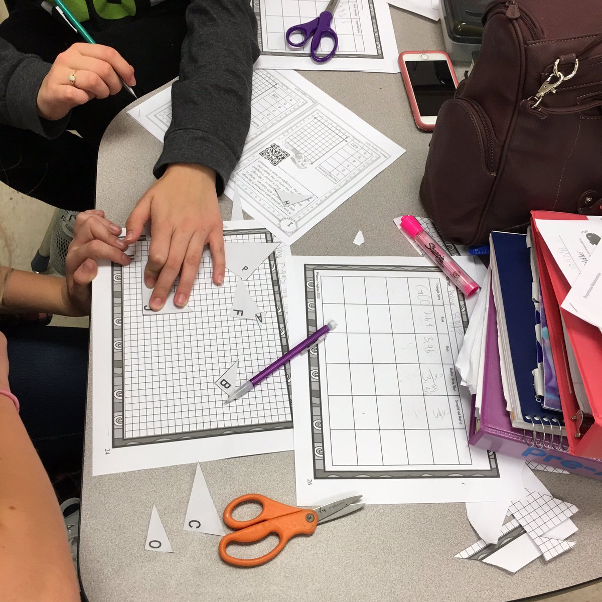 lanedina's tweet photo. Investigating slope by using triangles https://t.co/BuMPhv3JK7