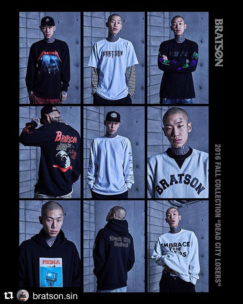 deukie98's tweet image. Respect🙏🏼🙏🏼
#Repost #bratson.sin with @repostapp
・・・
#BRATSON 16A/W
"DEAD CITY LOSERS" LOOKBOOK
Direction - BRATSON.CO