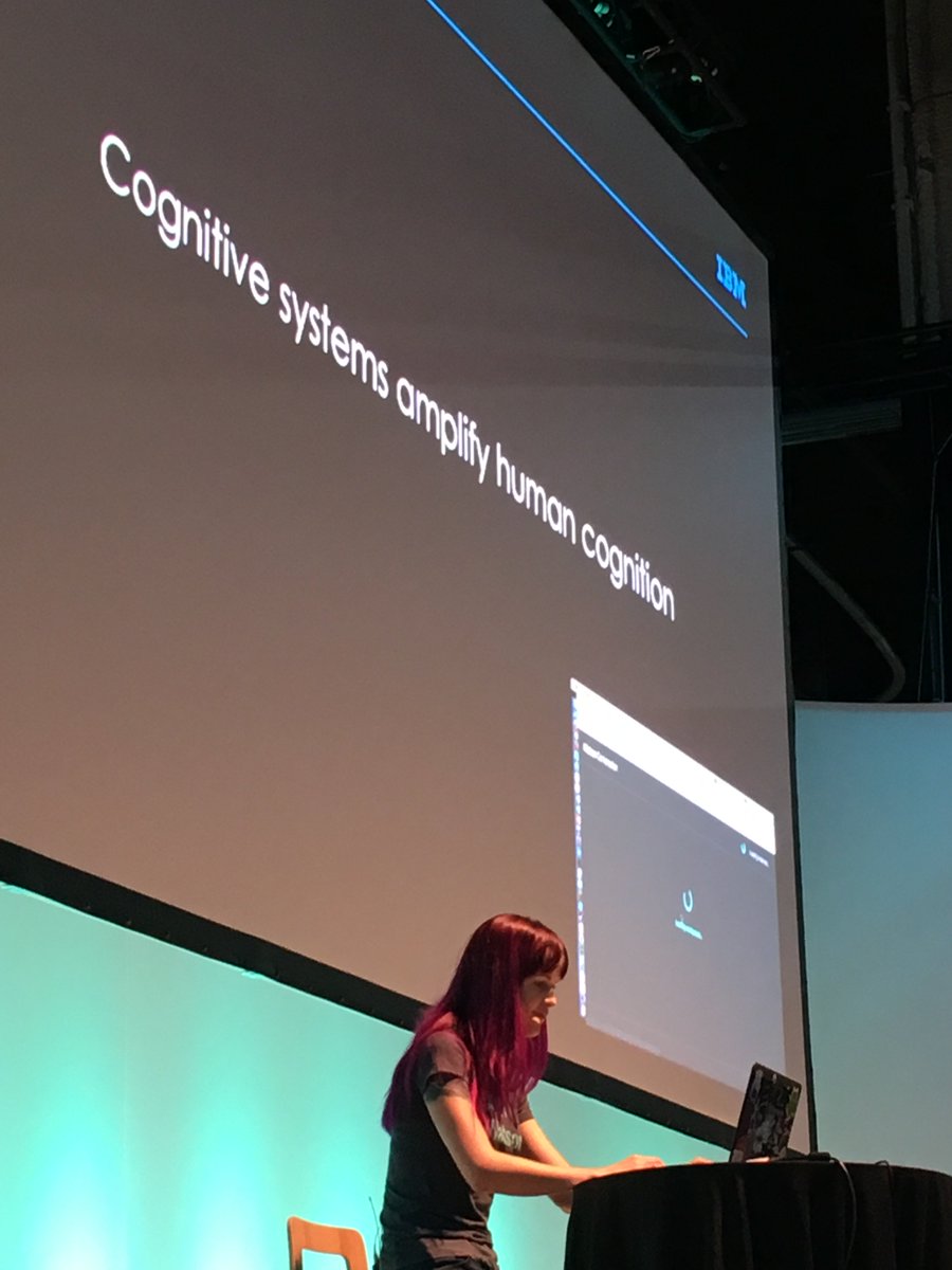 wtejada223's tweet image. Props to @stefania_kaz for #paircoding on stage at #IBMWOW with @rwlord. Great Job!