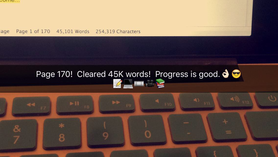 SweetCurling's tweet photo. #authors #writers #novels #books #movies #fiction #page170 #cleared45k #words #progressisgood 👌🏻😎 📝💻🎞🎥📚📖 https://t.co/ATJr4EqUOC