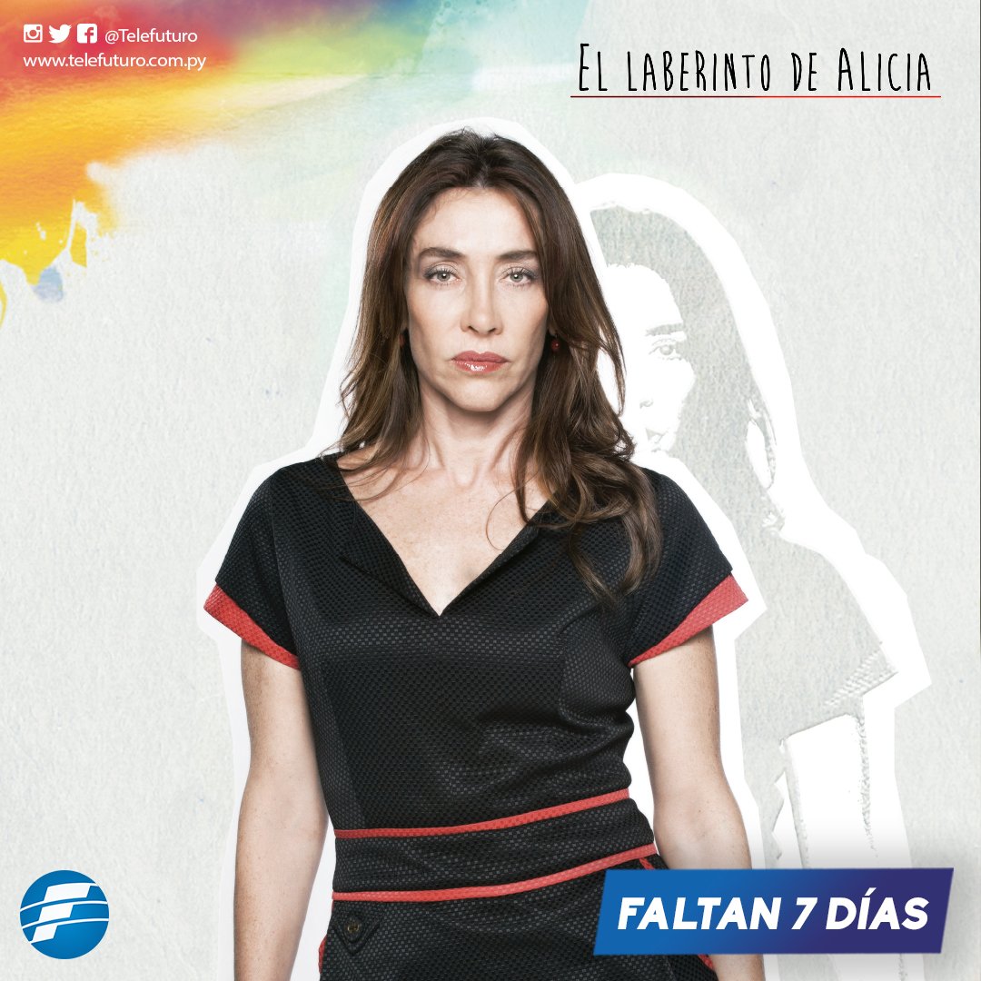 Telefuturo's tweet image. ¡Faltan solo 7 días! ¡Mira el súper estreno de #ElLaberintoDeAlicia este  lunes 31 de octubre a las 13:30hs. en #Telefuturo!