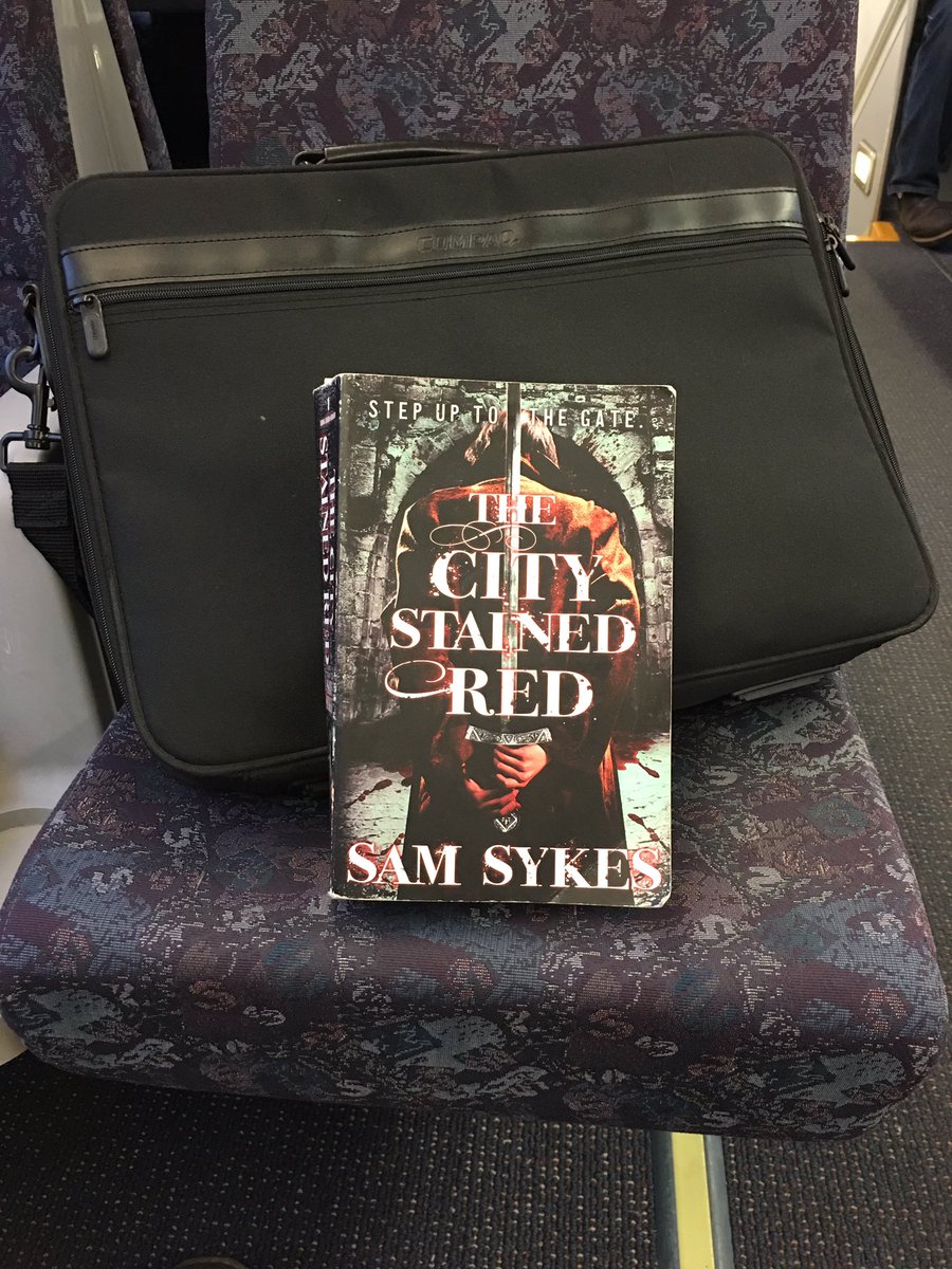 @SamSykesSwears  A delightful companion on this weeks commute #readandride #TrainLife