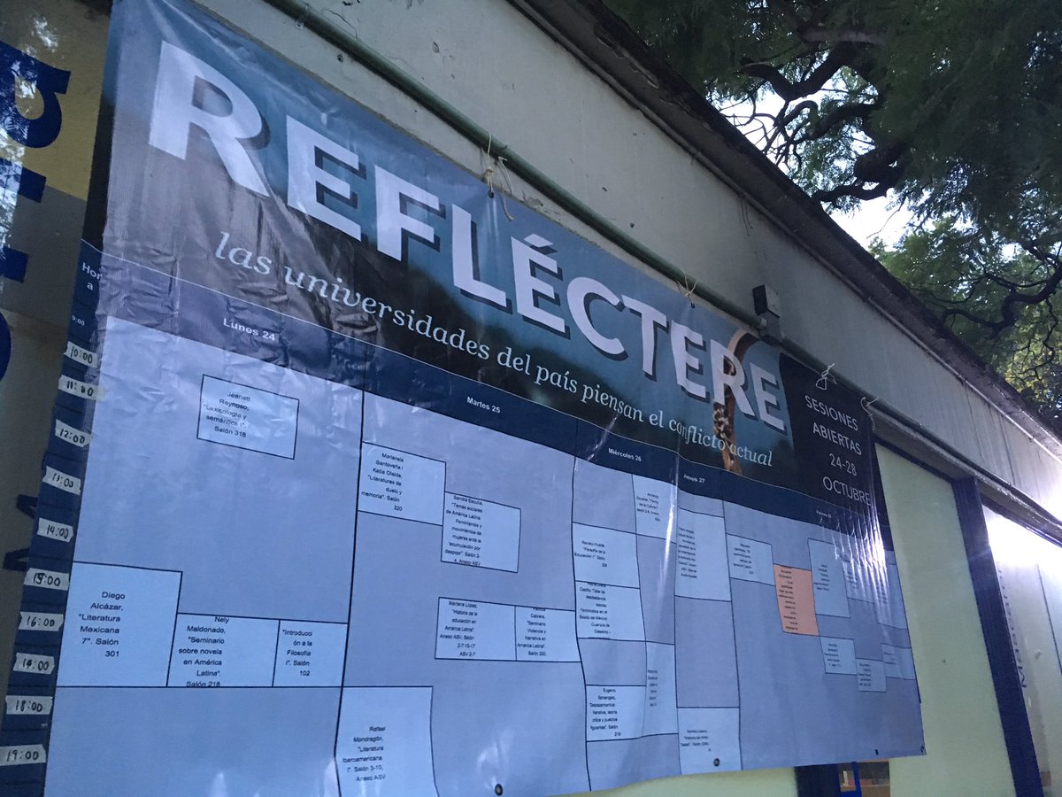 reflectereffyl's tweet photo. Ya pueden ver el calendario en en la entrada de la Facultad de Filosofía y Letras #Reflectere https://t.co/XnQWBvmuYq