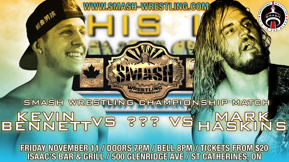 smashwrestling's tweet photo. Let's get 25RTs and we will unlock a match for #ThisIsSmash 4th Anniversary tour! #WWE #RAW https://t.co/aVD7KO3EF6