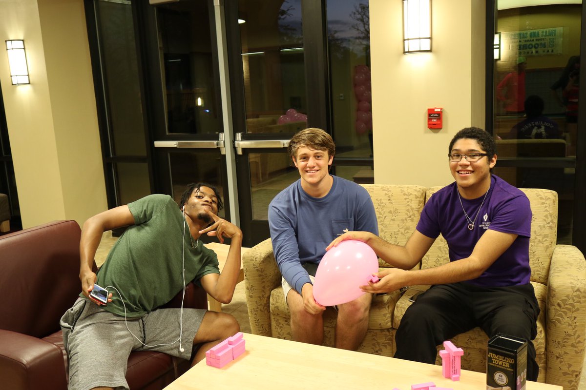 fallshalltxst's tweet photo. Playing some Breast Cancer bingo! #txst #txstfalls #txstsayers https://t.co/NuD2lULtTo