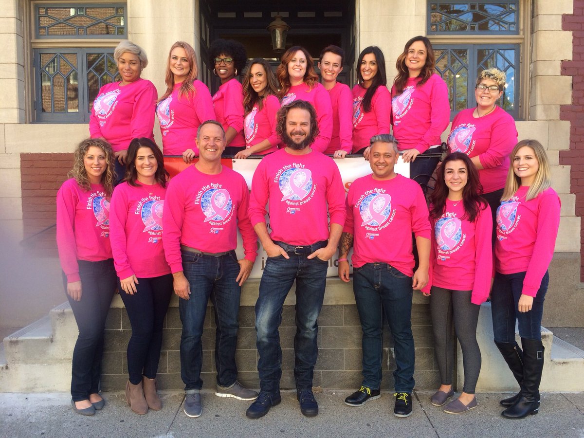 jmorgansalon's tweet photo. Pink shirts for breast cancer awareness! https://t.co/2evyFne0FL