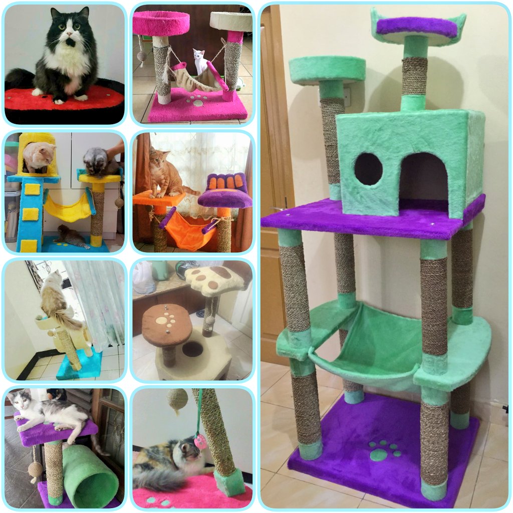 DHEASELASIH's tweet photo. @sekitarbdg_ #jual garukan kucing/cat Scratcher,made by order,PO 14 hari,bs pilih warna sesuka kamu.WA: 08112209299 https://t.co/vt7yC1cpWB