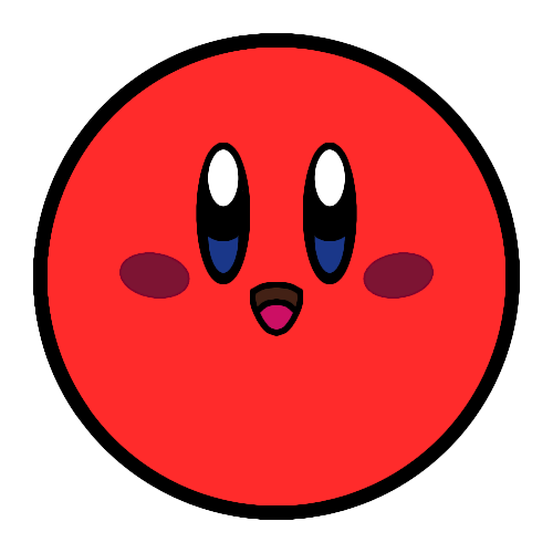 さいそ Twitterissa カービィサークルアイコン レッドカービィ アカービィとも呼ばれるが 両方公式通称ではない 足の色はdxまでのスマブラとエアライドでは茶色で ドット作品とx以降のスマブラとカービィファイターズでは赤紫色である ドット作品では