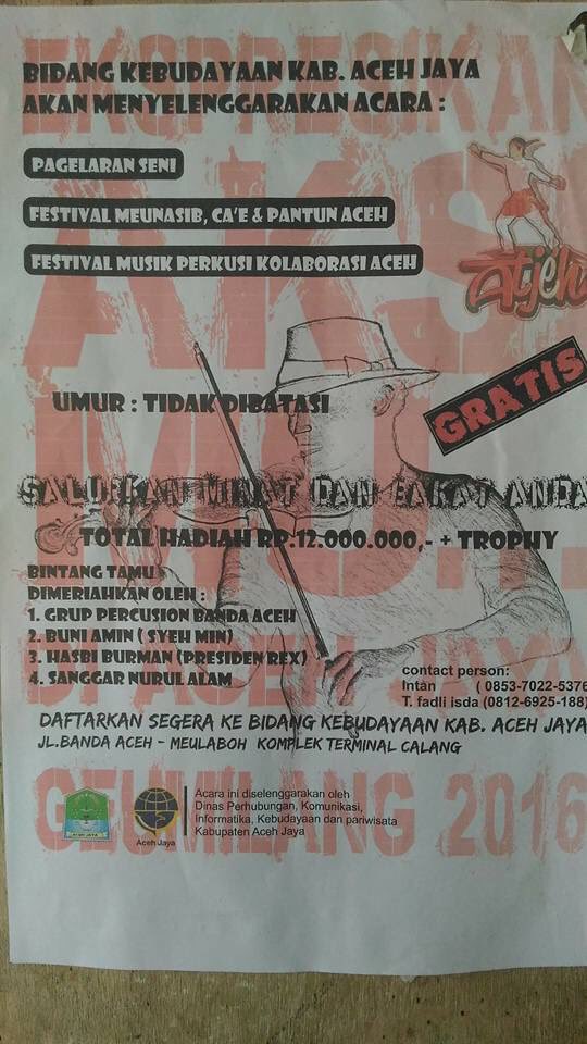 aceh_jaya's tweet photo. Yg minat tunggu apa lagi....! #budayaaceh https://t.co/8nRnR0hScL