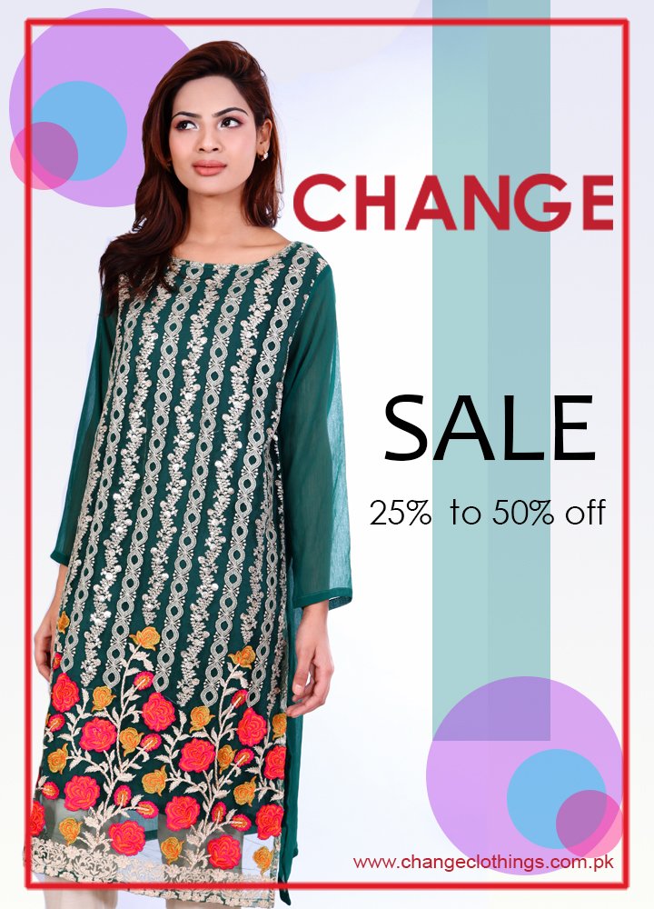 Our sale collection includes embroidered pieces as well. Visit changeclothings.com.pk 
#embroidery #fashionembroidery #sale #pretcollection