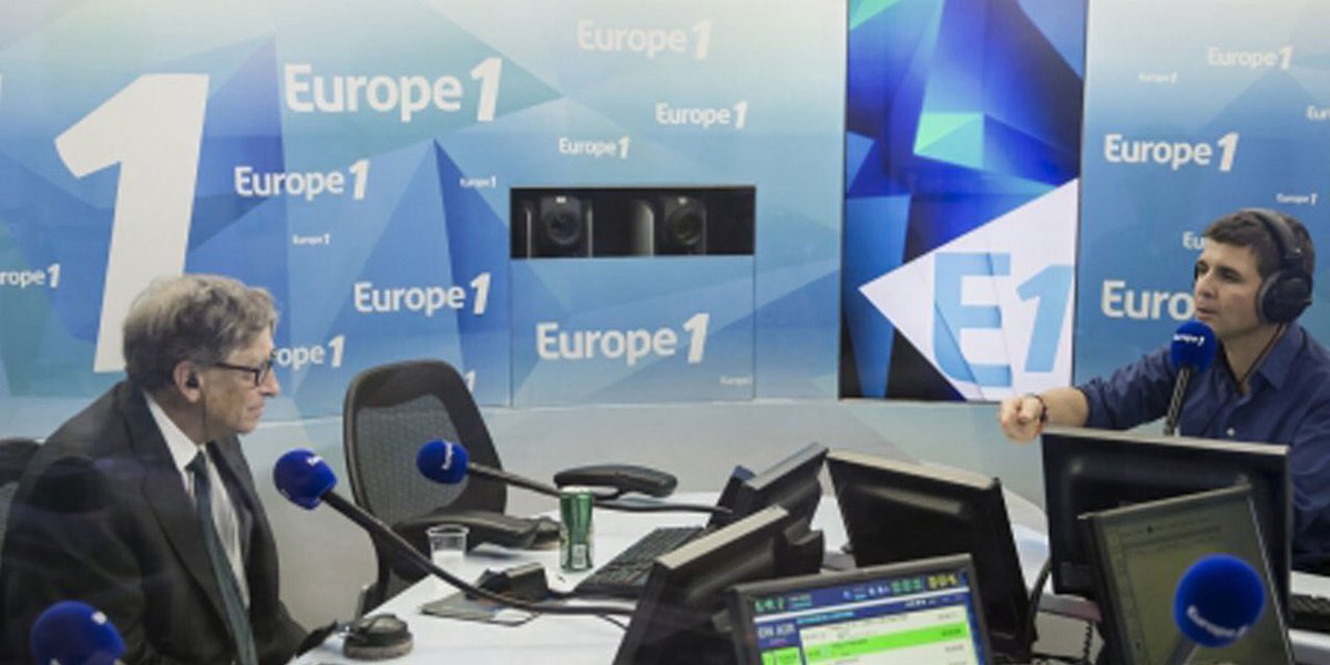 "Si on peut aider les migrants, cela sera bon pour eux &amp; cela sera aussi bon pour nous"
Formidable message de <a href="/BillGates/">Bill Gates</a> <a href="/Europe1/">Europe 1</a> #altruisme