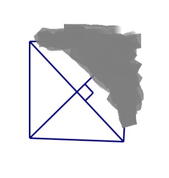 pgliljedahl's tweet photo. The paper is smudged. What kind of quadrilateral can this be? Discuss. #SmudgedMath https://t.co/uJEcYwM77A