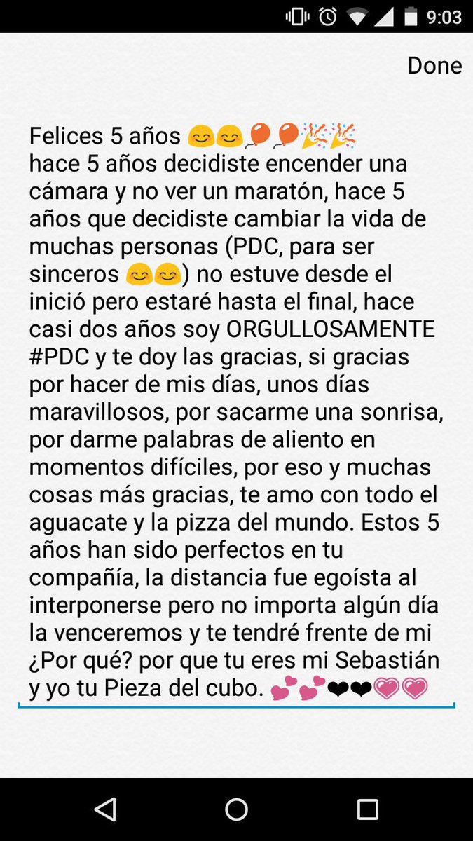LesliePDC15's tweet photo. @villalobossebas felices 5años y los que nos faltan juntos #PDC te amo 😊😊😍😍😘😘 https://t.co/Q4SUqdo3c9