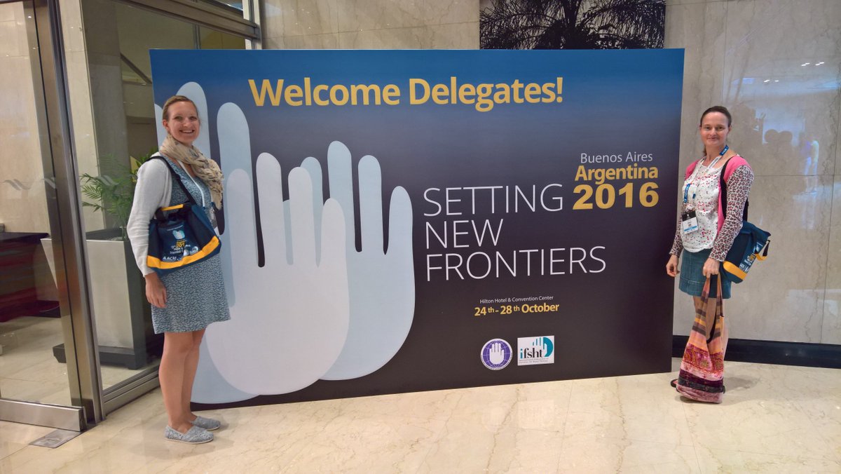 Checked in to IFFSH &amp; IFSHT Conference, thank you Argentina for such an inspiring opening ceremony