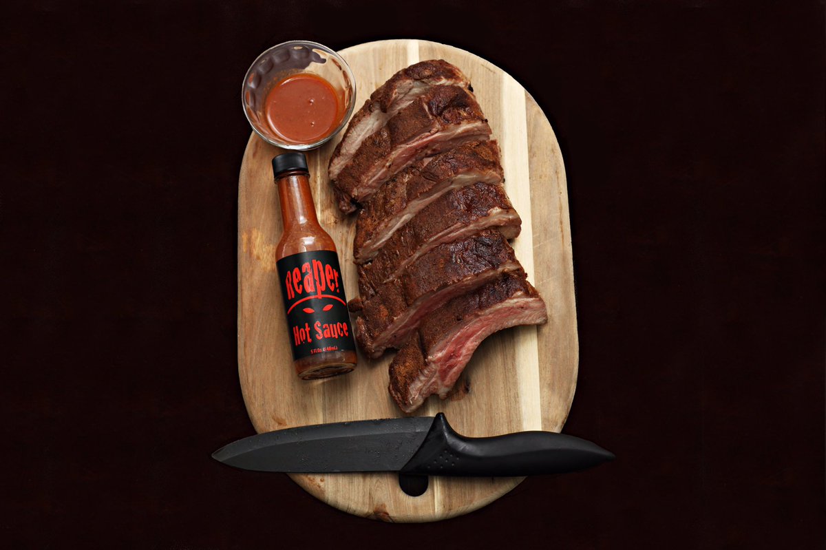 ussauce's tweet photo. Ribs and #reaperhotsauce #carolinareaper #hotsauce #ribs #foodie #hotsauce #chicago https://t.co/A9Pjk5eYop