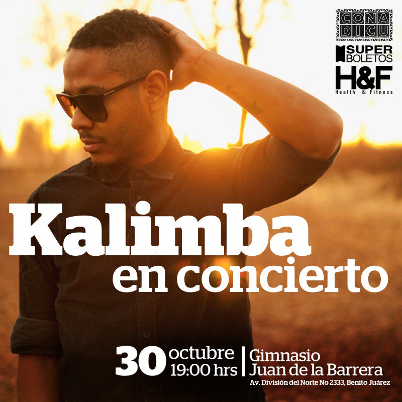 CONADICUMEX's tweet photo. @Rocio_rt16 No te pierdas el concierto de @KalimbaMX el próximo 30 de octubre, ¡CUPO LIMITADO! 👉 https://t.co/4L6MgkxuR2
#Kalimback https://t.co/odSPjEGHSn