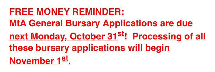Disappointed <a href="/MountAllison/">Mount Allison</a> 4 claiming that its bursaries are "free money" Bursaries are not a contest but a result of unaffordable education