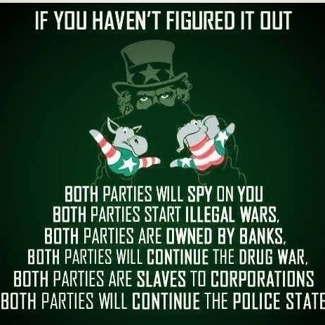 dironablu2u's tweet photo. @JulianC8S @HillaryClinton @realDonaldTrump @LiberalLaChick F it... #Vote3rdParty #ResistCapitalism #FyourSwag #The99 https://t.co/OCetRUZZud
