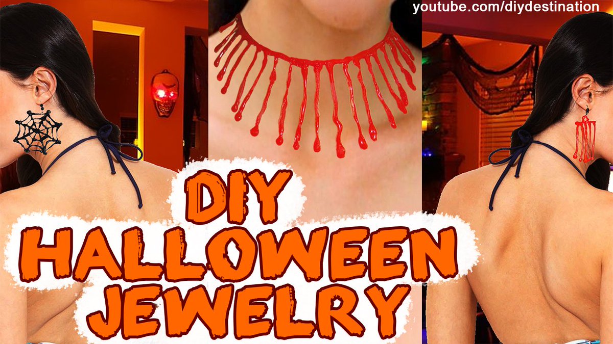 DIYDestinationz's tweet photo. 3 Spooky DIY Halloween Jewelry Ideas You'd NEVER Thought of https://t.co/ehnQh9MXqv 
 #halloween #DIY #halloweendiy https://t.co/vEhqv0qJbK