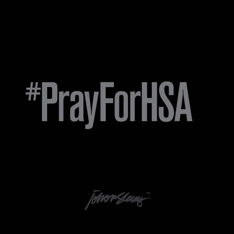 Doa kami untuk anda. Kepada Allah Kami Berserah.
.
😢
.
#PrayForHSA
#Johor
#johorslang