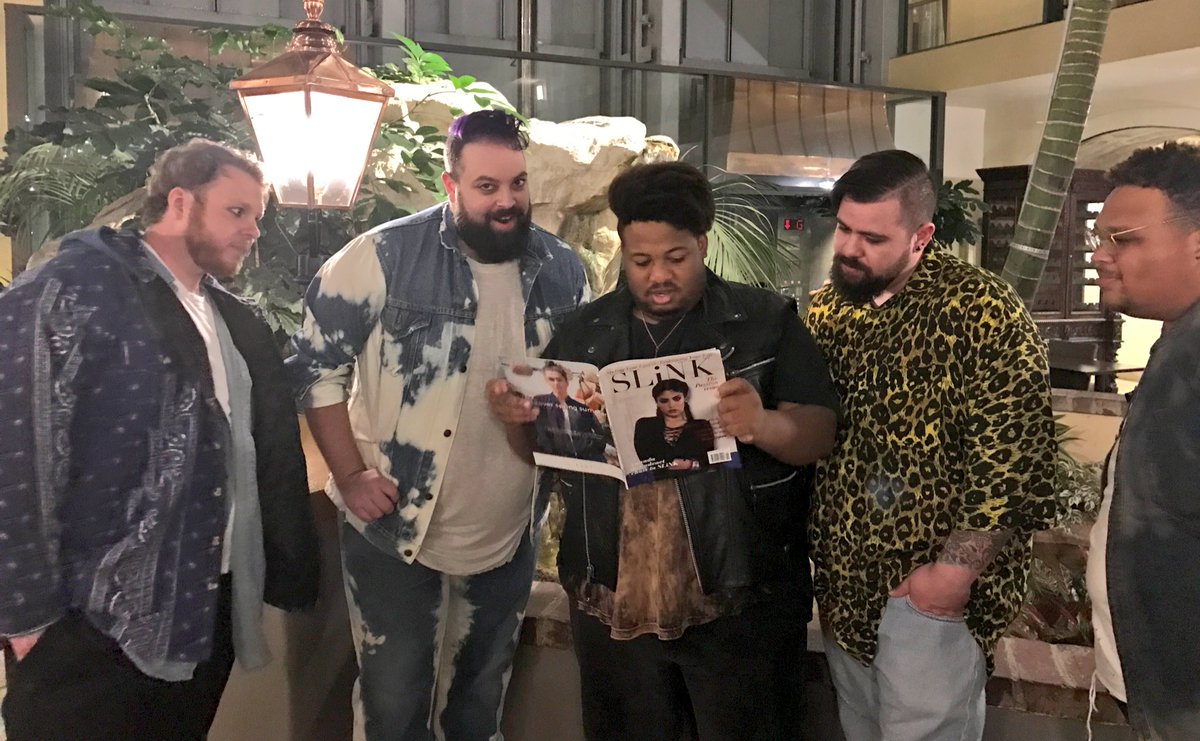 DeliaPR's tweet photo. @SLiNKmagazine male +models backstage at #kurvesforakidney #fashionshow ✨ #brawnsquad #bts #slinksquad #plussize #malemodel #slinkmagazine https://t.co/Kc48A6E4fz