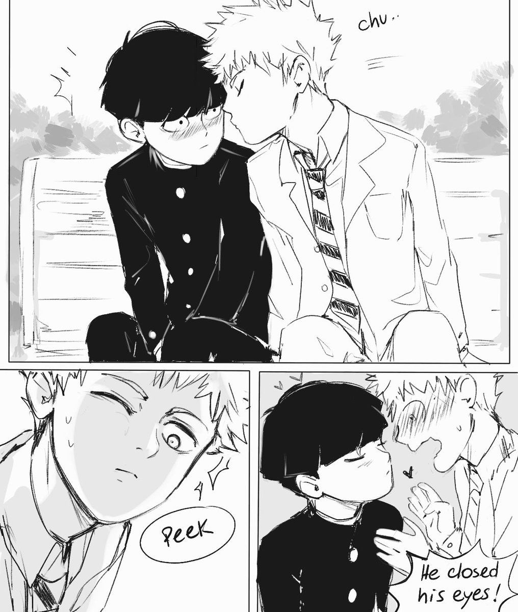 Anon on tumblr requested some Terumob kisses... I am always ready to bring the kisses ^^ 