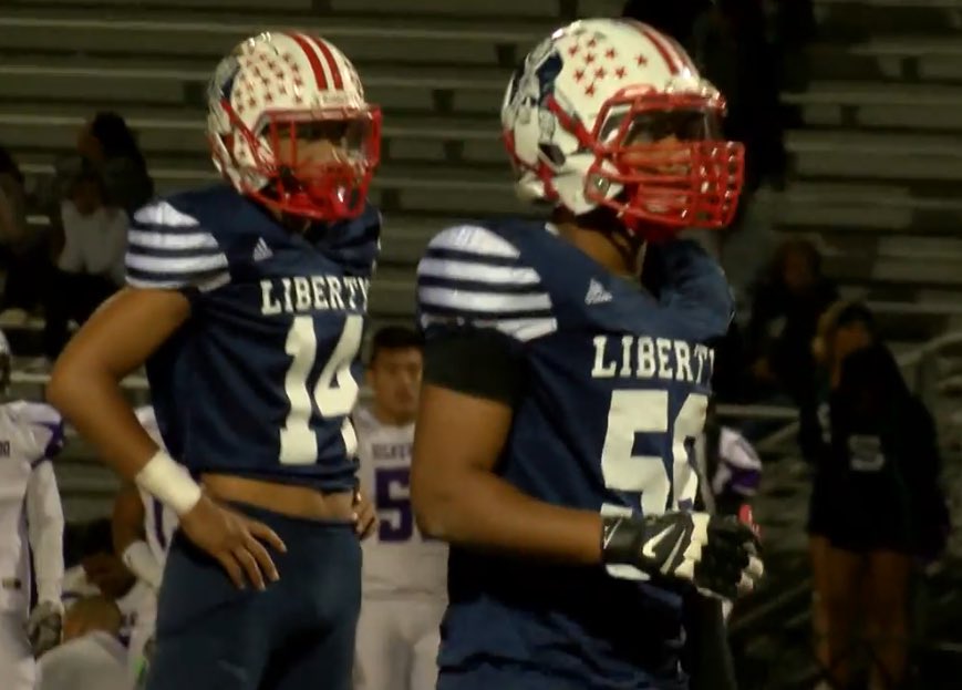 CoachMoniz's tweet photo. #14DB @ALFiaseu for No.25 Liberty HS(NV) Patriots #702HSFB https://t.co/4lT21PB2MT