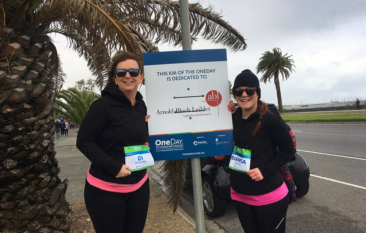 ABLLaw's tweet photo. A big congrats to our team who completed the OneDay to Conquer Cancer walk in the aid of @PeterMacCC @onedaymelbourne #giveoneday https://t.co/Cw63c9Flk7