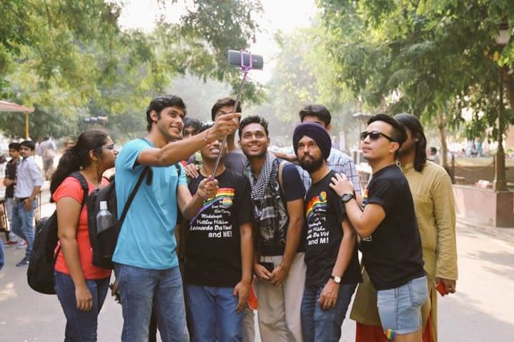 sahoo_anwesh's tweet photo. We spread some rainbow love the other day at #IITDelhi's #Rendezvous2016. Thanks so much @GaylaxyMagazine for making this happen. 💕💕🌈
#MGWI https://t.co/9TqNgN4Dy2