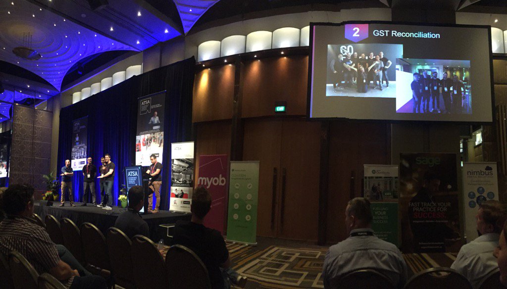dktpm's tweet photo. Team 'GST Reconciliation' #TheHackStand #ATSA16 https://t.co/haxHoerKtj