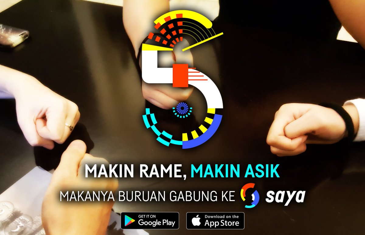 saya_app's tweet photo. Makin rame, makin #asik. Makanya buruan gabung di komunitas #sayaApp dan kenalan sama anak2 asik lainnya! https://t.co/OHd4yKAlOq