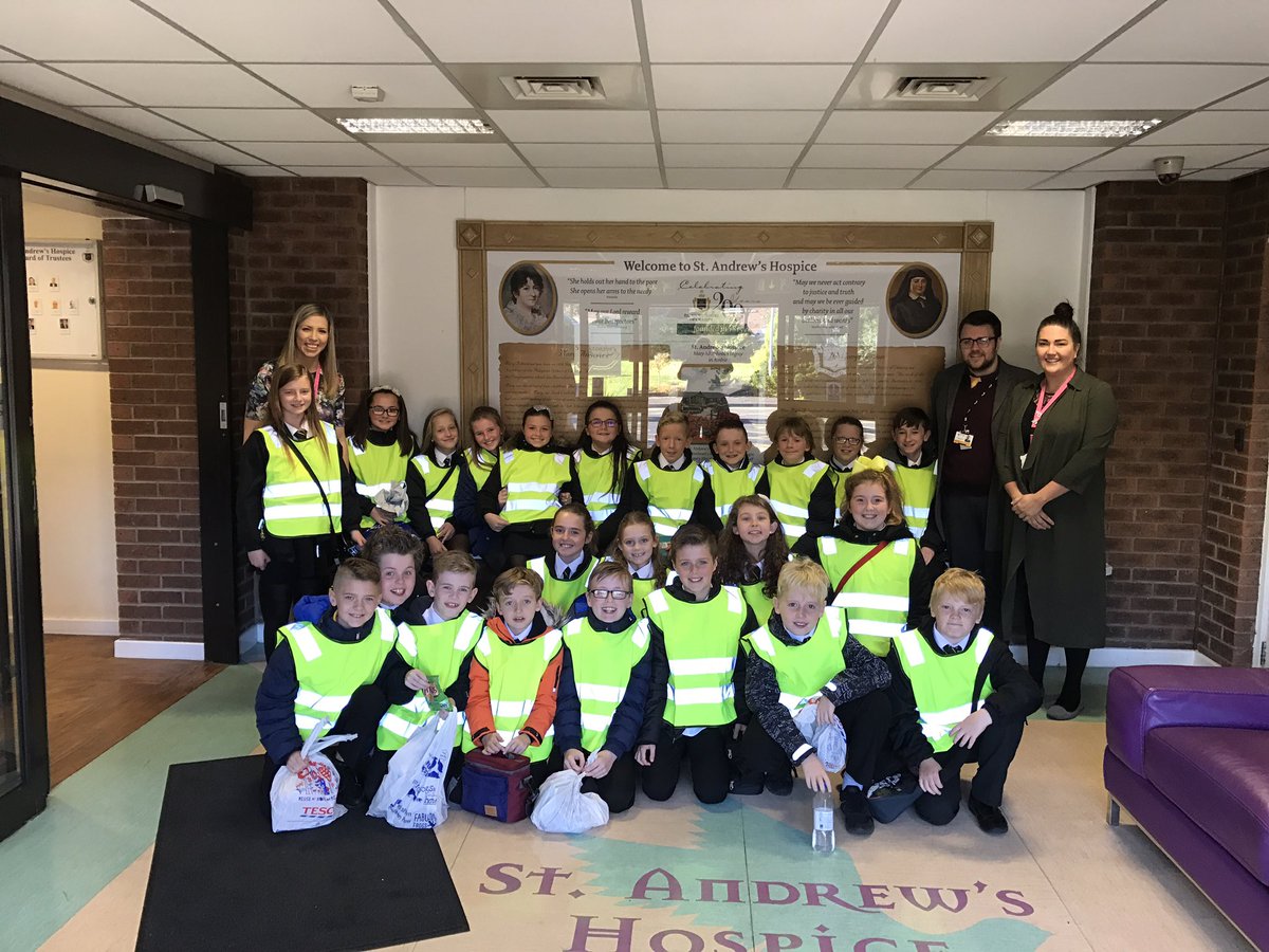 synaptixsolana's tweet photo. A big thank you to all the staff at @StAndrewHospice for their wonderful tour. Thank you to our parent helpers too! ๐ https://t.co/XdBcqzoAN5