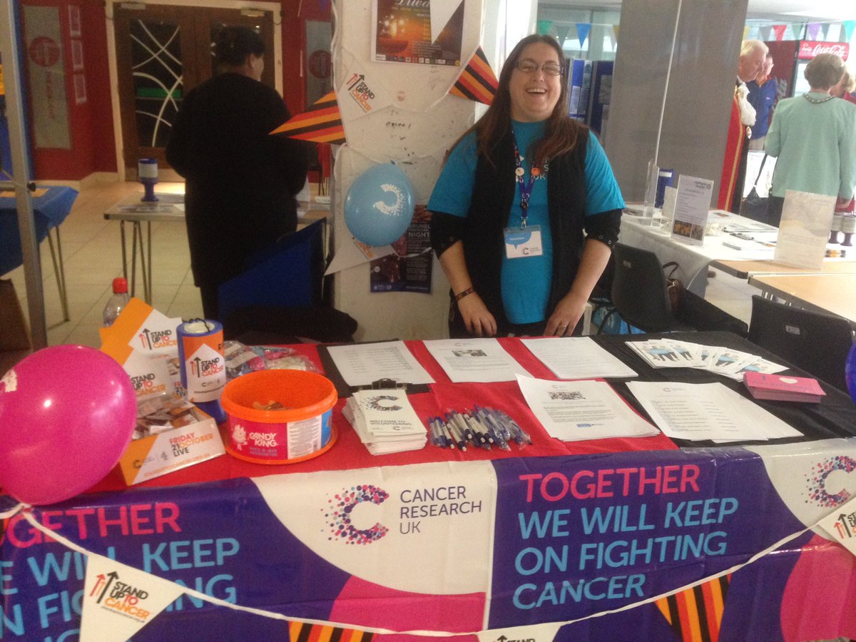 CrukGreenford's tweet photo. #volunteering fair @BrunelUniversity  show your interest and #jointhefight https://t.co/8Cilhw40bh