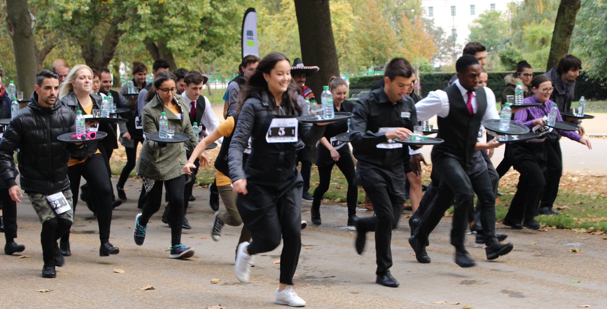 CareerScope_'s tweet photo. Waiters raced nationwide in a celebration of front of house roles on 20th October: https://t.co/JgDKguHmVu #NWD2016 #hospitality https://t.co/FoVL7D48tj