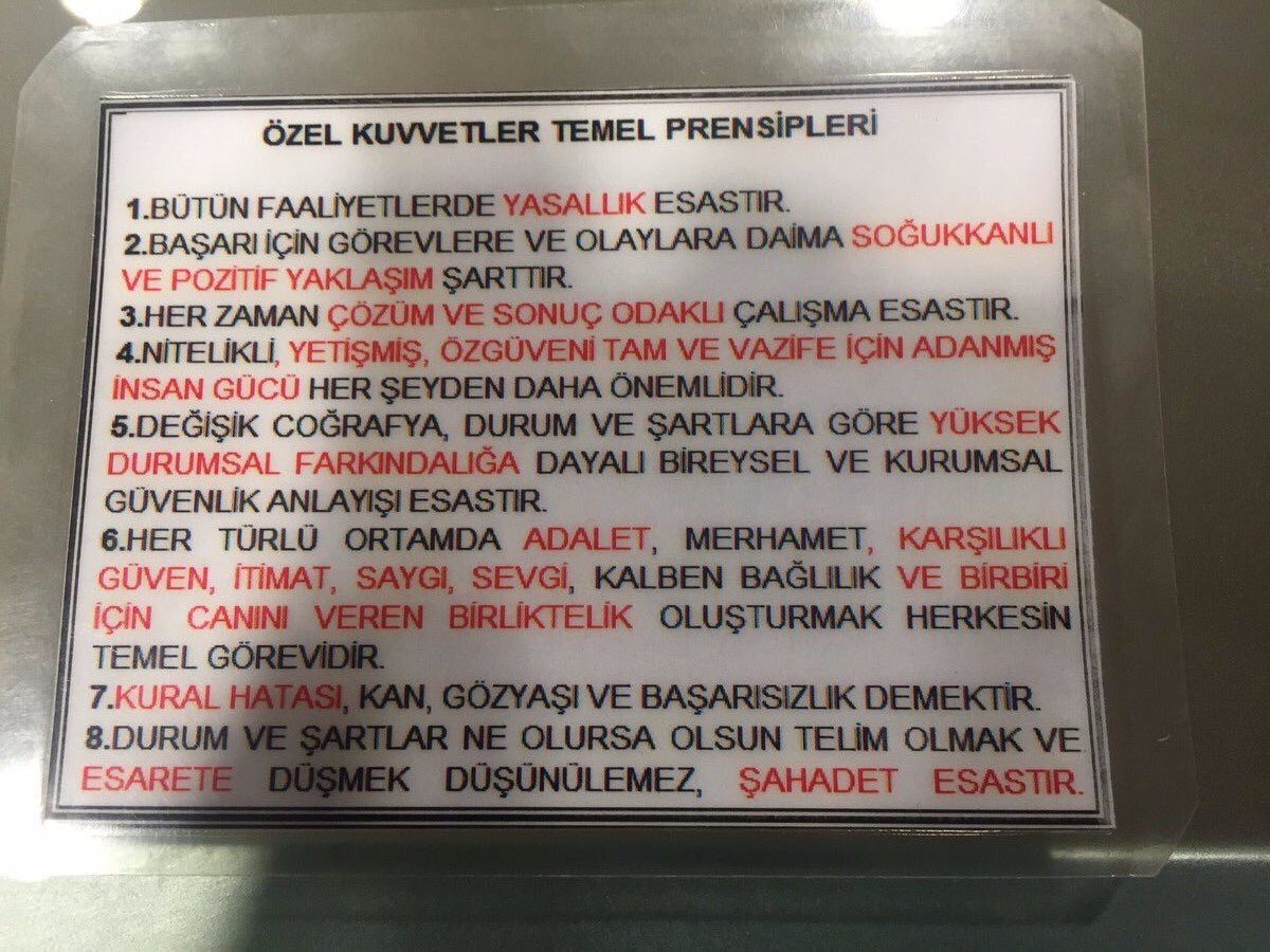 TMTsavunma's tweet image. 8.Durum ve Şartlar Ne Olursa Olsun Telim Olmak ve Esarete Düşmek Düşünülemez, ŞAHADET ESASTIR. 
#ÖmerHalisdemir
#ÖzelKuvvetler