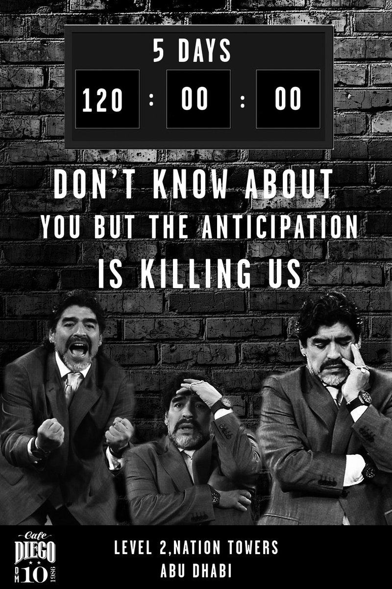 NationTowers's tweet photo. Can't wait any longer... @CafeDiegoAD #cafediego #diegomaradona #maradona #legendiscoming
#nationtowers #nationgalleria #exclusivenation https://t.co/hRuVCoLMH9