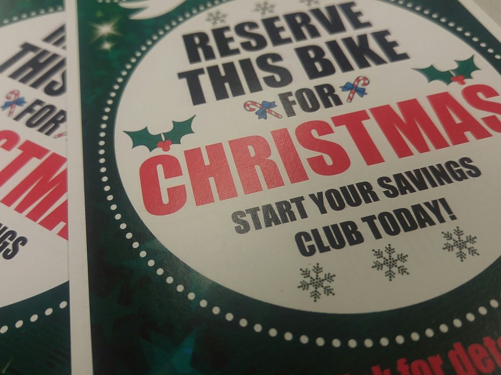 B4DGERINIO's tweet photo. Reserve your bikes for christmas now in store 
#cycleking #christmas #xmas #cycle #cycles #dartford https://t.co/Oj5M2q5lMK