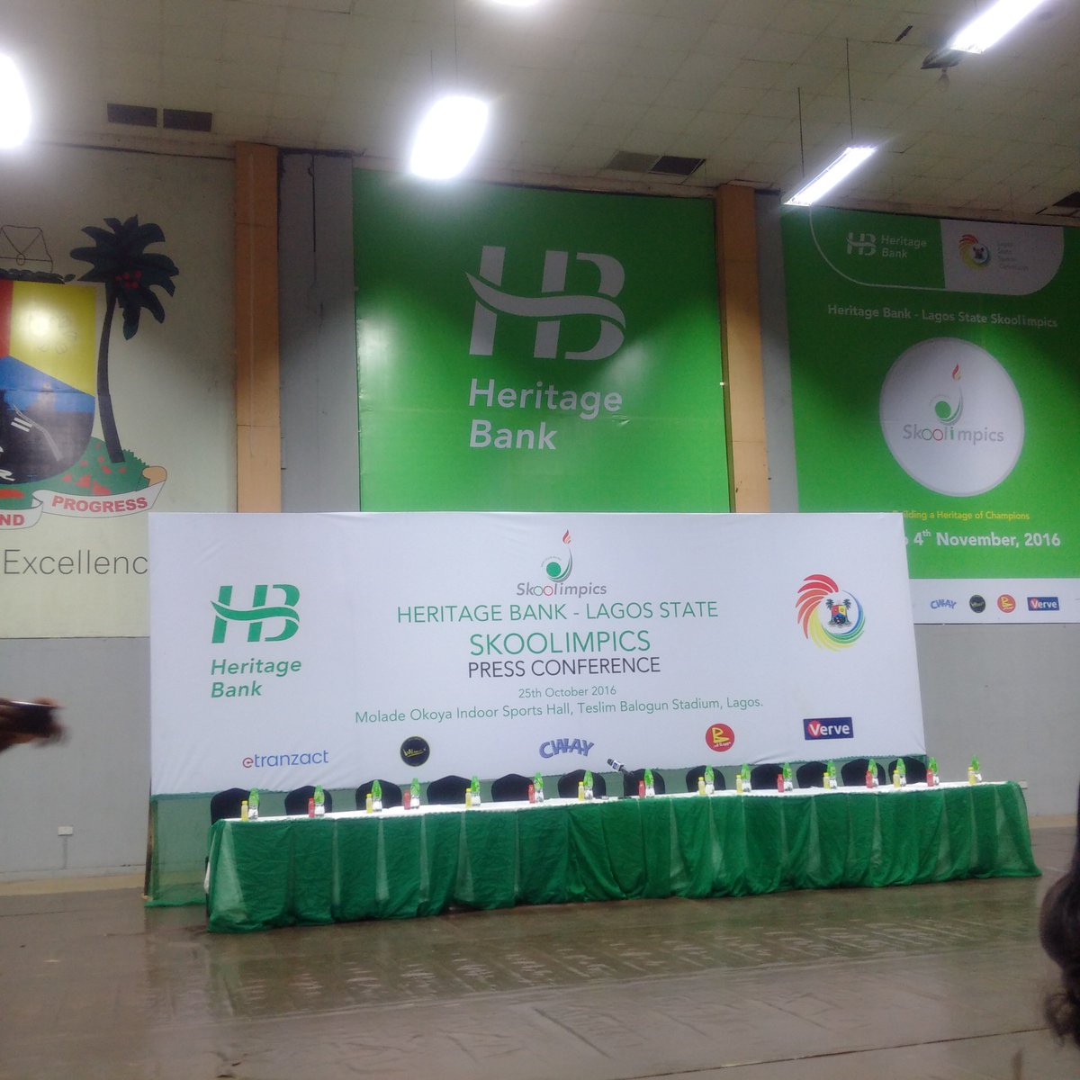 SanmiDoherty's tweet photo. @LagosSportsComm always always give us something to enjoy! Presently at d Press Conf. #Skoolimpics https://t.co/cNXIcMX9nL
