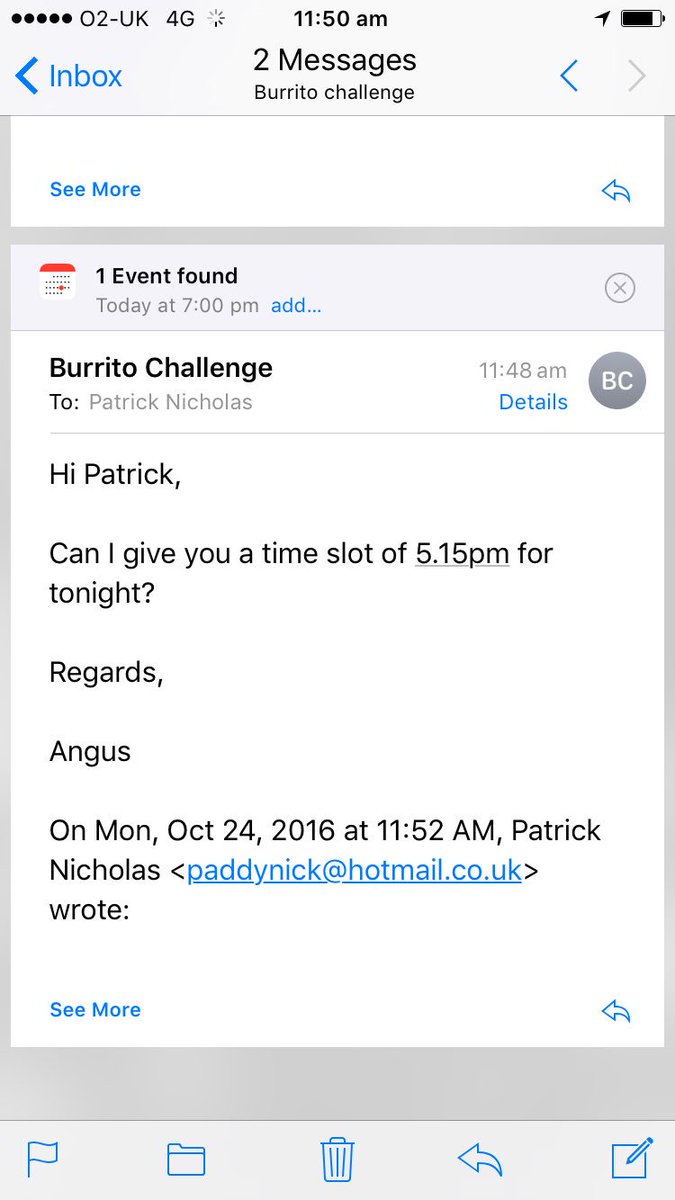 PRM_Nicholas's tweet photo. Absolute scenes @tacomazama this afternoon as PNick takes on the big boy burrito challenge #toohottoospicy #letsbehavingye https://t.co/30uMLKfImS