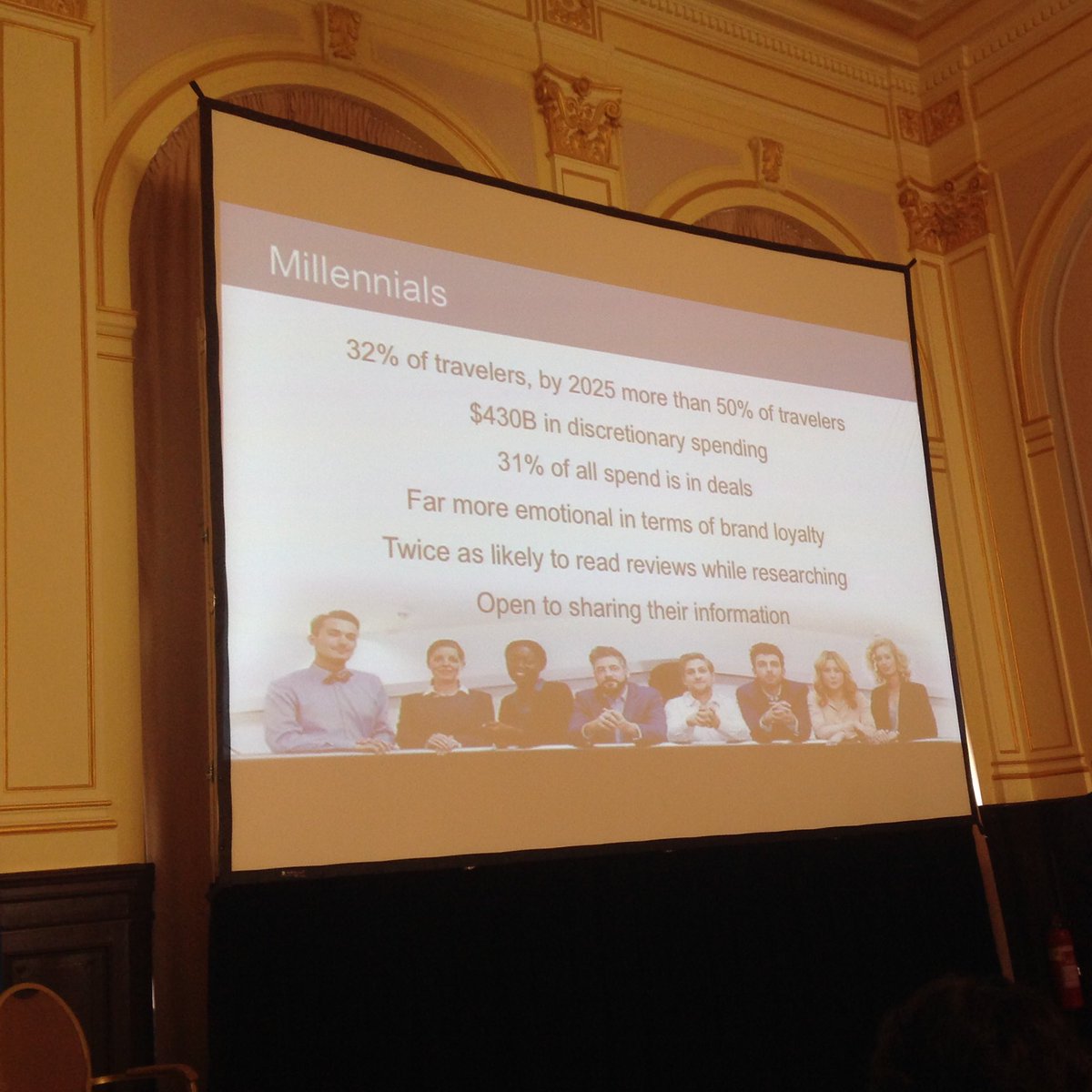 KatePfau's tweet photo. #milennials not quite brand loyal, more looking into deals. via @revinate #dotcomhotel #Prague https://t.co/vC6w20PhPV