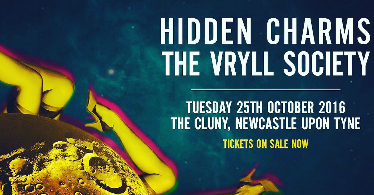 Very excited for tonight. We support <a href="/HiddenCharmsUK/">Hidden Charms</a> and <a href="/TheVryllSociety/">The Vryll Society</a> at @thecluny! Tix: seetickets.com/event/hidden-c…